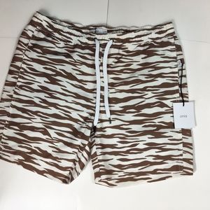 Onia The Charles - Zebra - Men's Swim Trunks - Large